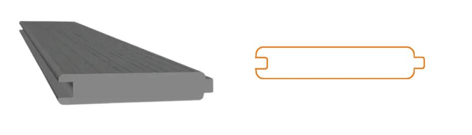 5/4 x 6 Tongue & Groove Profile